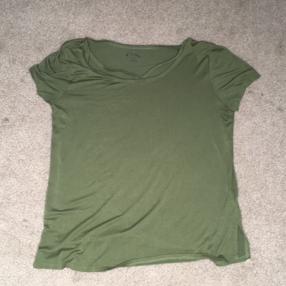 Olive green teeshirt , super breezy for summer
